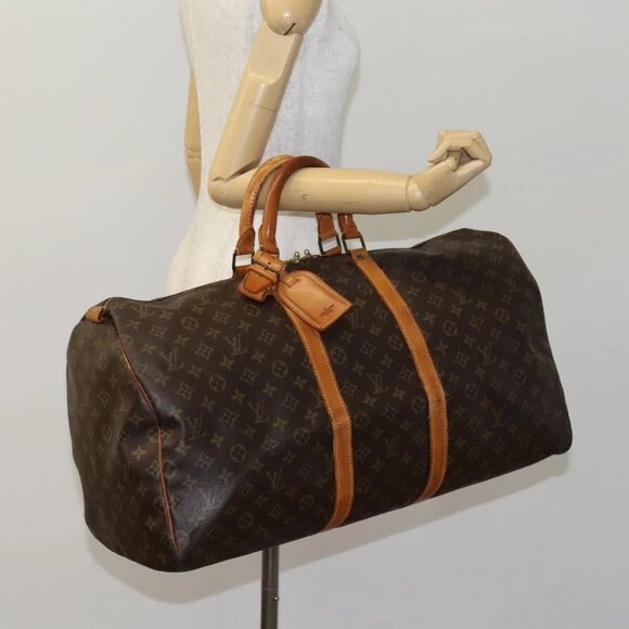 LOUIS VUITTON Monogram Keepall 60 Boston Bag - Picture 1 of 16
